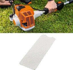 Grasmaaier vonkenvanger scherm 53 x 18 mm - hoogwaardig metaal - vervangingsonderdeel - optimale hittebestendigheid - ShopVlot — thumbnail 2