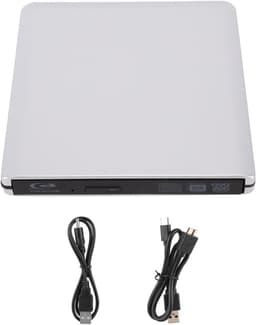 Externe Blu-ray Drive - Optische Drive CD DVD Brander - Films Kijken - Aluminium Behuizing - 14.7 cm - Zilver — thumbnail 1
