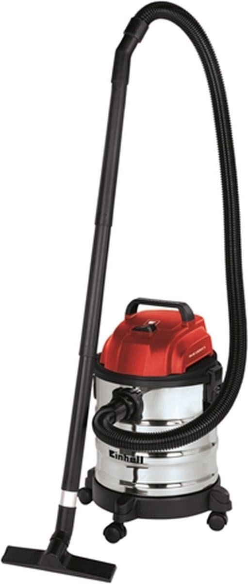 Einhell Elektrische Nat-/Droogzuiger TC-VC 1820 S - 1250 W - 180 mbar - 20 L - blazeraansluiting - Incl. diverse accessoires - kunststofslang 1,5 m - 3-delige kunststof buis - Schuimfilter — afbeelding 1