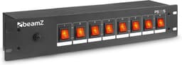 DJ switch - BeamZ PS08S schakelpaneel voor discolampen - 8 kanaals - 230V - 15A — thumbnail 1