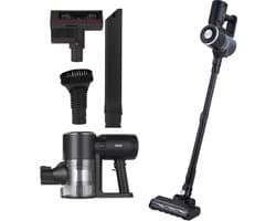 MOA Steelstofzuiger Draadloos - Zonder Zak - Op Accu - 2-in-1 - 180W - Vacuum Cleaner - Zwart - Draadloze stofzuiger