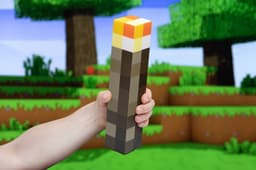 Minecraft - Fakkel Lamp - Torch - 13cm hoog — thumbnail 5