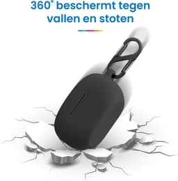 YONO Soft Case geschikt voor Sony WF-1000XM5 - Hoesje met Clip - Zwart — thumbnail 3
