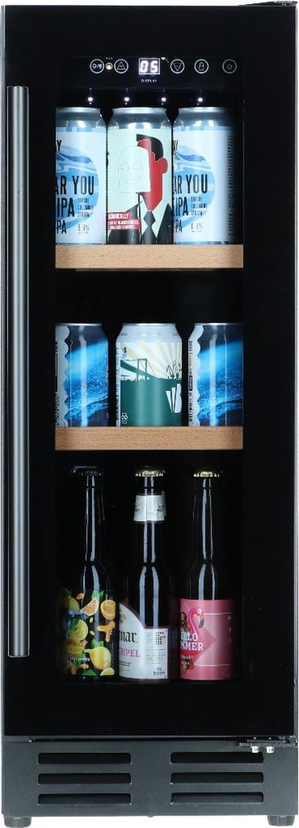 Bierkoelkast Melbourne - vol glazen deur - 48 flessen - Koelkast horeca - Bier koelkast voor Thuis - Flessenkoelkast- Drank koelkast - Bierkast — afbeelding 1