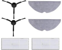 Roborock Originele Robotstofzuiger Onderdelen-Accessoires Kit-Voor Roborock S8/S8+/S7 Max Ultra-Wasbare Filter2, Dweildoek2, Zijborstel*2