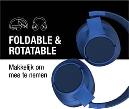 Fresh 'n Rebel Clam Core - Draadloze Bluetooth Koptelefoon - Over-Ear - 45 uur Speelduur - True Blue — thumbnail 4