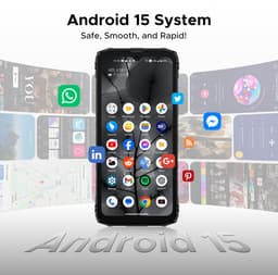 DOOGEE Blade10 Energy- Onbreekbare Mobiele Telefoon - Smartphone - Android 15 -24GB RAM+ 128GB ROM/(2TB TF)- 6.56" + 90Hz-6150mAh-Bouwplaats Telefoon 16MP + 8MP-Rood en blauw — thumbnail 5