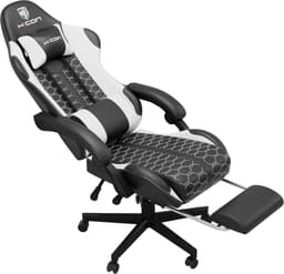 HICON® Gamestoel – Gaming Stoel – Gaming Chair met Voetsteun | Ergonomische Bureaustoel - Lambeth — thumbnail 3