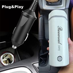 RFWR® Draagbare elektrische reisbeker voor auto - 350ml, 80W warmhoudfunctie — thumbnail 3