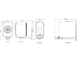 KEF B1 Muurbeugel - Zwart (per paar)