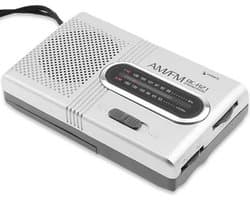 Knaak Draagbare Noodradio - Op Batterijen - Rampenradio - FM/AM Radio voor Calamiteiten - Noodradio