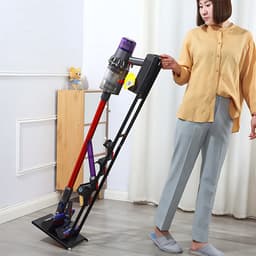 Stofzuigerstandaard Compatibel met Dyson V15 V11 V10 V8 V7 V6 met Wielen, Metalen Opbergbeugel, Standaardhouder Compatibel met Dyson Draadloze Handstofzuigers en Accessoires en Hulpstukken — thumbnail 3