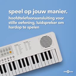VISIONKEY-1 Mini Elektrisch Keyboard 37 Toetsen - Kinderen - Wit — thumbnail 4