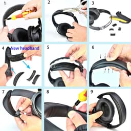 Vervangende hoofdband Geschikt voor Bose QC35, QC35II, QC45 — thumbnail 3