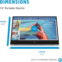 HP E-Series E14 G4 Portable Monitor — thumbnail 3