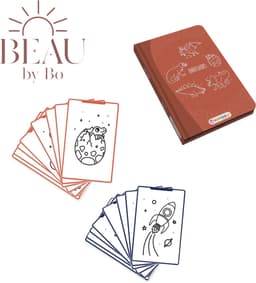 BEAU by Bo Kidywolf Kidydraw Mini Tekenboek met LCD-scherm Dinosaurussen + Refill Galaxy & Dinosaurussen — thumbnail 1