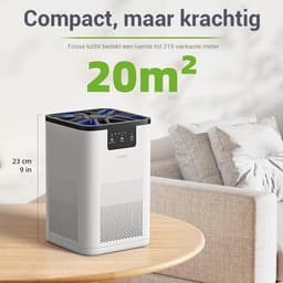 Luchtreiniger - Air purifier - HEPA H13-filter - Voor thuis en slaapkamer - 3-staps filtratie - Aromatherapie functie en Nachtlamp — thumbnail 4