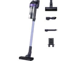 Samsung VS15A6031R4 Steelstofzuiger Batterij/Accu Droog Cyclonisch Zakloos 0,8 l 410 W Zwart, Paars