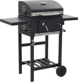 vidaXL Pizzaoven en barbecue 3-in-1 zwart — thumbnail 2