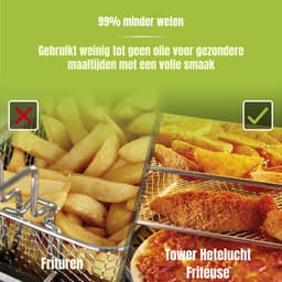Quvo® Heteluchtoven - Oven - Airfryer Oven - 11 Liter - Goud - 33cm x 39cm x 38cm — thumbnail 7