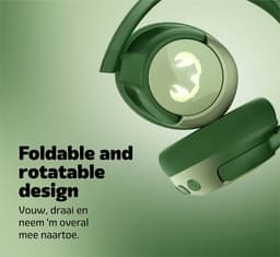 Fresh 'n Rebel Clam Junior - Koptelefoon kind - Kinder koptelefoon met Noise Cancelling - Draadloos (Bluetooth) & Bedraad – Inclusief Aux kabel (1m) - Lucky Lizard — thumbnail 7