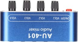 Mini 4-kanaals Stereo Mixer met Volume-aanpassing en 3.5mm Uitgang voor Laptop en Hoofdtelefoon — thumbnail 1