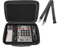 Audio Sampler Case voor Middeleeuwse Samplers, Draagbare Muziek Gear, Zwart