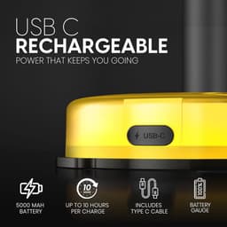 Draagbare Clipventilator - Oplaadbare 10 Uur Batterij - 360° Rotatie en 90° Kantelbaar - Voor Kinderwagen, Bureau of Nachtkastje - Met Aromatherapie en LED-Lamp — thumbnail 5