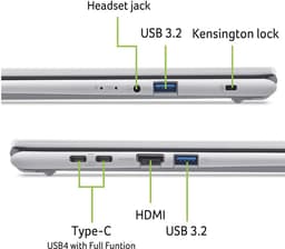 Aspire Go 15 AG15-72P-55YC - Laptop - 15 inch - Core 5 - 16GB - 1TB SSD - Zilver — thumbnail 3