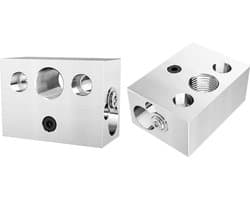 Aluminium Verwarmingsblok met Siliconen Sok voor 3D Printer Hotend Compatibel met Ender 3 S1 Serie