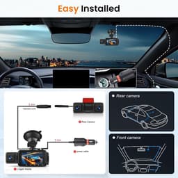 Hoogwaardige 4K Dashcam voor Auto en Vrachtwagen - Scherpe Video-opnames — thumbnail 5