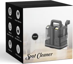 MMM® Tapijtreiniger Machine - Tapijtreiniger Stofzuiger - Tapijtreiniger - Vlekkenreiniger - Bankreiniger - 450W - Zwart- 16 cmx 30cm x 26 cm — thumbnail 3