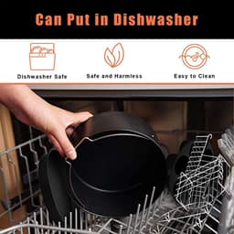 Mould Cake Mould - Air Fryer Accessoires - Cake Pan - Bread Maker Basket - Cake Tart Fryer voor HD9925 HD9860 HD9905 01 (22cm) — thumbnail 7