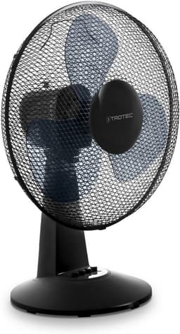 Stille Tafelventilator 40W met Metalen Beschermroosters - Ideaal voor Bureau of Kamer — thumbnail 4