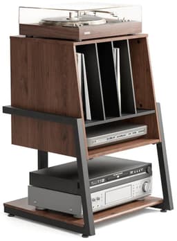 FITUEYES hifi rek - Eiffel Serie hifi kast - Plattenspieler-Tisch – voor platenspeler, versterker & accessoires (4 niveaus) — thumbnail 1