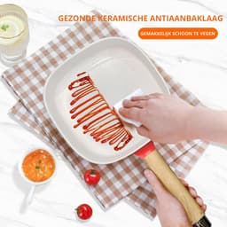 VIN® Hotpot Electrisch – Kaasfondue Pan Elektrische Multipan – Multifunctioneel 2L - Chinese Fondue 350/800Watt – Saute Pan – Friteuse – Hete Pan- Stomer – Langzame Kookplaat – Gemakkelijk Schoon te Maken - Rood — thumbnail 5