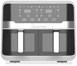 Digitale Dubbele Airfryer - 9 Liter - Tijd- en Temperatuurcontrole - Smartphone Bediening — thumbnail 1