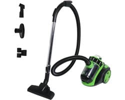 Zakloze Stofzuiger 899W – HEPA-filter & Lang Actieradius – Dierhaarbestendig – Groot Reservoir – Groen