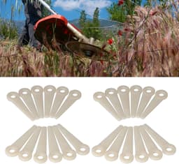24Pcs Polycut Poly Cut Blade Vervanging voor Trimmer - 4111-007-1001 - Vervang Edger Gat - Plastic Snijbladen - Grasmaaier Kop — thumbnail 3