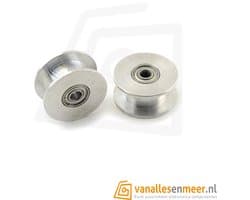 GT2-6 synchronous wheel met lager 3mm zonder tanden 12mm