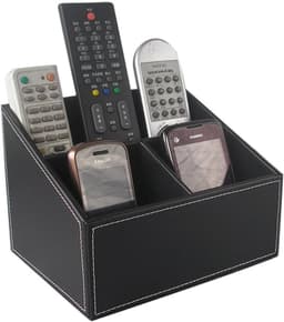 Remote Control Houder - Zwart - Organizer voor afstandsbedieningen — thumbnail 1