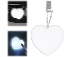 Hartvormige Led-zaklamp met Sensor - Automatisch Aan- en Uitschakelend Handtaslicht