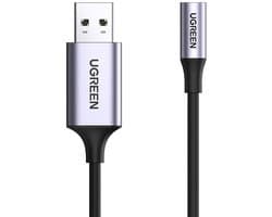 Ugreen Audio Adapter Usb Naar Mini Jack 3.5Mm Aux Voor Laptop