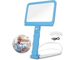 Handsfree Vergrootglas met 5x Versterking en Verlicht LED - Ideaal voor Lezen en Naaien