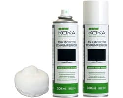 2x set KOKA reinigingsschuim spray bus reiniger TV OLED LCD LED TFT televisie PC Monitor