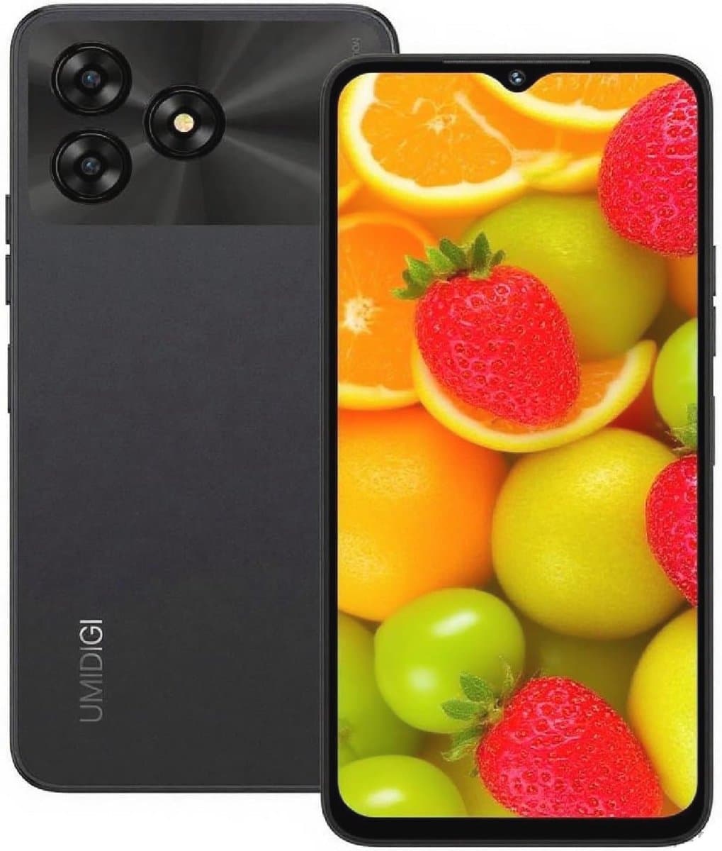 Mobiele telefoon Android 13, 64 GB, 6,52 inch HD+, Dual SIM, 4G, 5000 mAh met Face ID en GPS — afbeelding 1