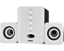 Mini Bekabelde Luidspreker met Subwoofer voor Computers en Mobiele Apparaten - Multimedialuidsprekersysteem