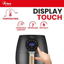 Grote Luchtfriteuse 5 Liter Digitaal met Timer - 1450W Rapid Air Technologie — thumbnail 2