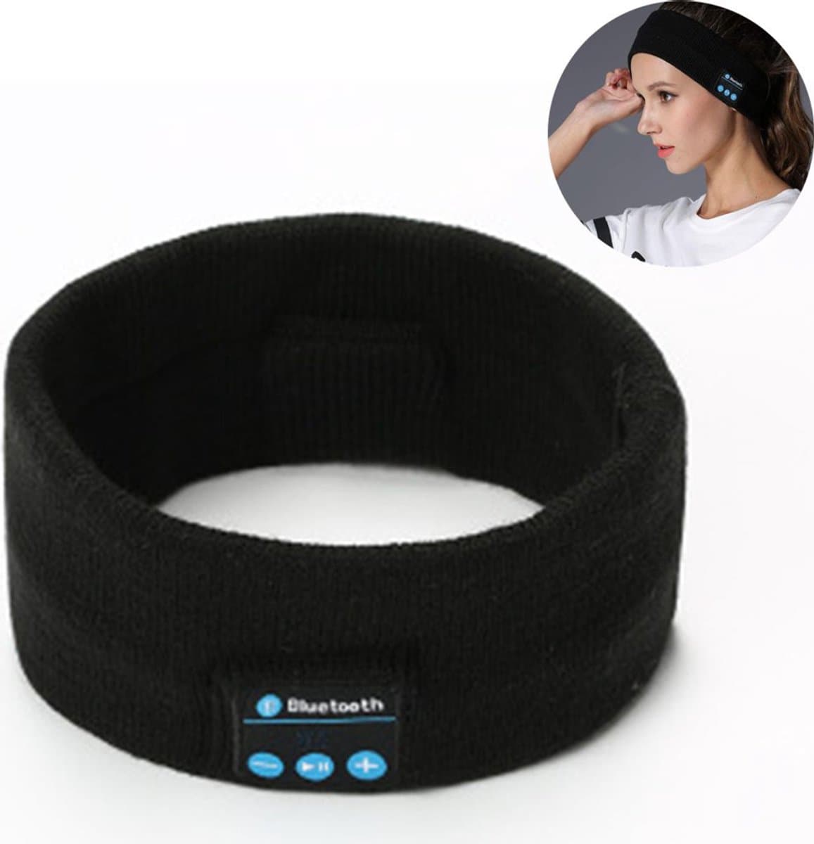 Slaaphoofdtelefoons, Bluetooth-hoofdtelefoons, draadloze hoofdtelefoons, sporthoofdtelefoons, over-ear hoofdtelefoons, high-definition stereo luidsprekerhoofdtelefoons, slaaphoofdtelefoons, sporthoofdtelefoons voor het slapen, muziekhoofdbanden — afbeelding 1