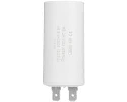 Allecta - Startcondensator 8uF CBB60 voor Motorstart 450V - Microfarad Condensator 8uF 40/85/21 - Spadeklemmen